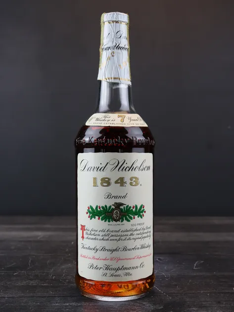 David Nicholson 7 Year '1843' Bottled-In-Bond Bourbon (1971