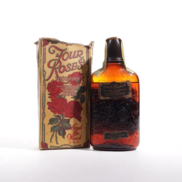 Four Roses Whiskey (Pre-Prohibition Distilled, 1929, 1 Pint