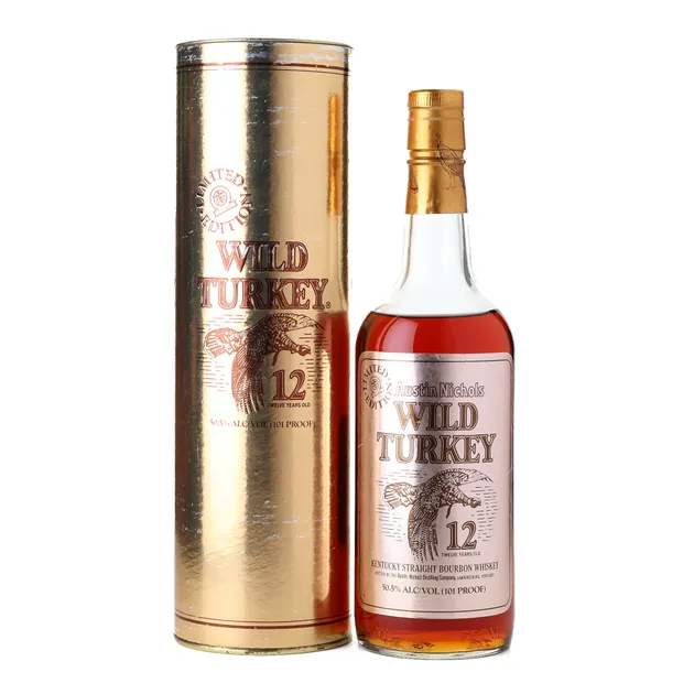 Wild Turkey 12 Year Cheesy Gold Foil Bourbon (1989) | Unicorn Auctions