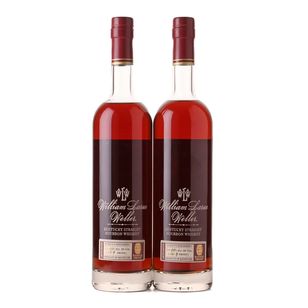 William Larue Weller Barrel Proof Bourbon Set (BTAC 2005, 2 Bottles ...