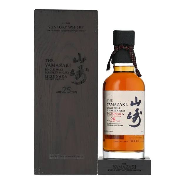 Yamazaki 25 Year Mizunara Oak Single Malt Japanese Whisky (2025