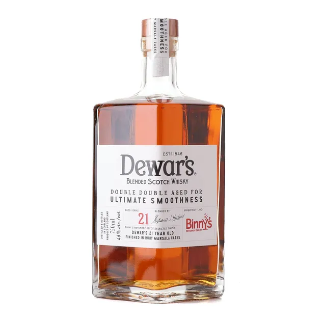 Dewar's 21 Year Ruby Marsala Double Double Aged Scotch 'Binny's ...