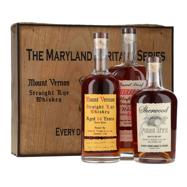 Maryland Heritage Series 14 Year Rye Set (3 Bottles, 2022) | Unicorn ...