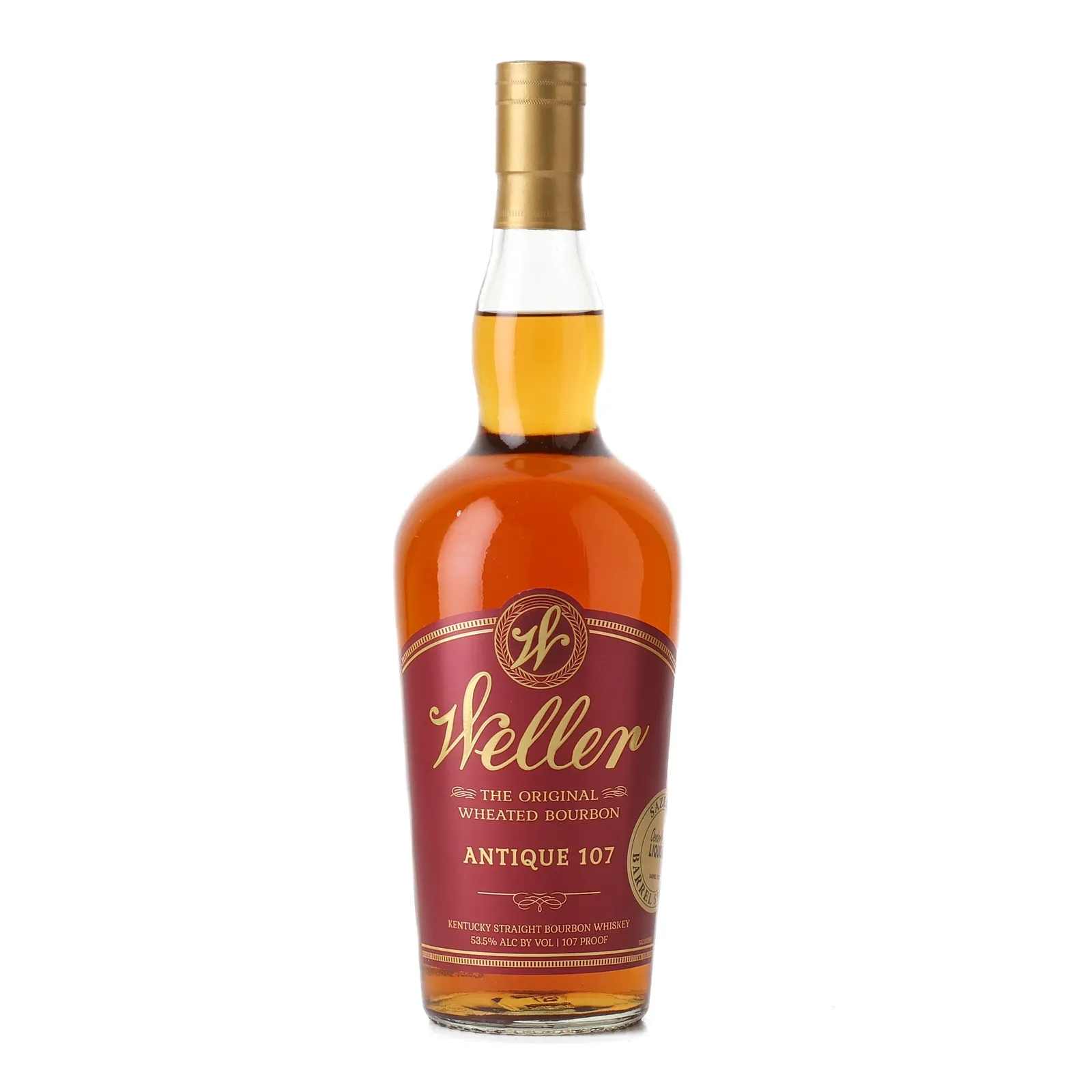 Weller Antique 107 Center Point Liquors Cask #220, 2024, 53.5% whisky bottle