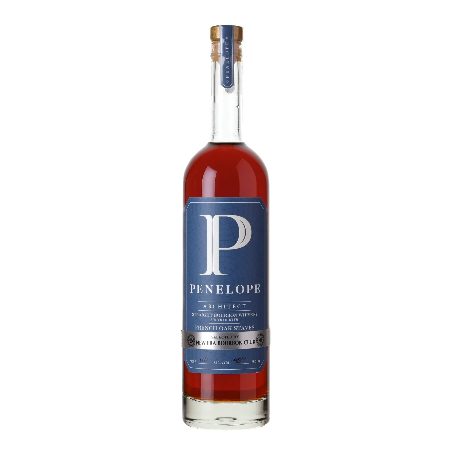 Penelope Architect New Era Bourbon Club Private Barrel Selection, French Oak Stave Finish, Cask #23-11114, 55% whisky bottle