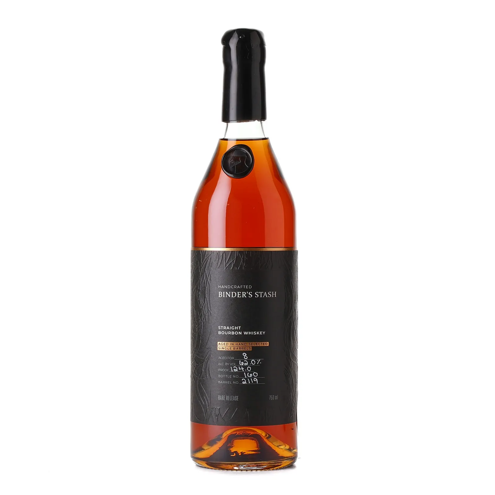 Binder's Stash PaperRoute Conglomerate Private Barrel Selection 8 Year Old, American Oak Cask, Cask #2119, 2025, Binder's Stash, 62% whisky bottle