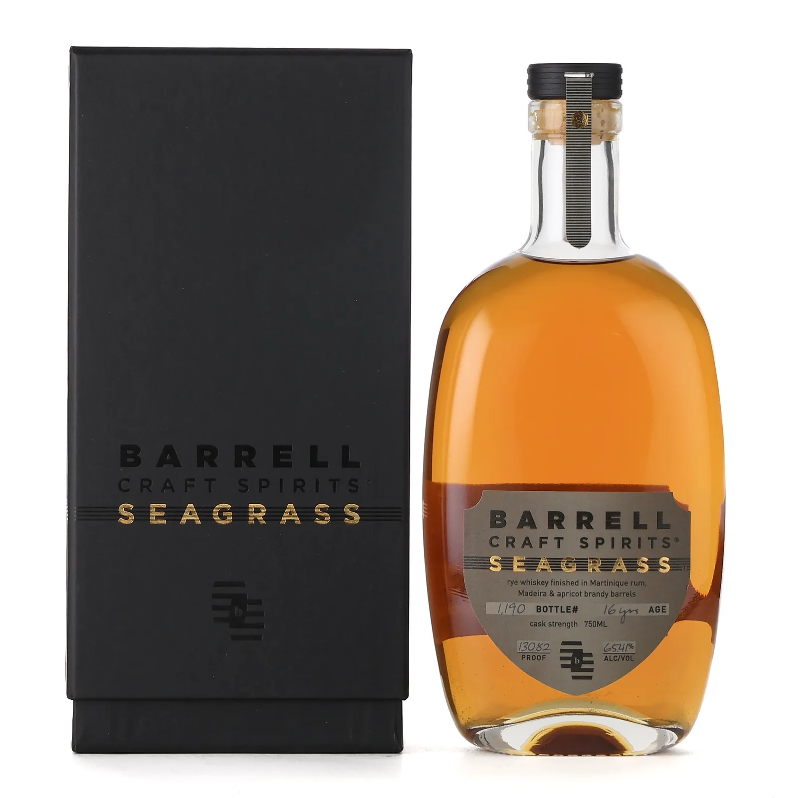 Barrell Craft Spirits Seagrass 16 Year Old, Martinique Rhum Agricole, Apricot Brandy & Madeira Cask, 65.4% whisky bottle