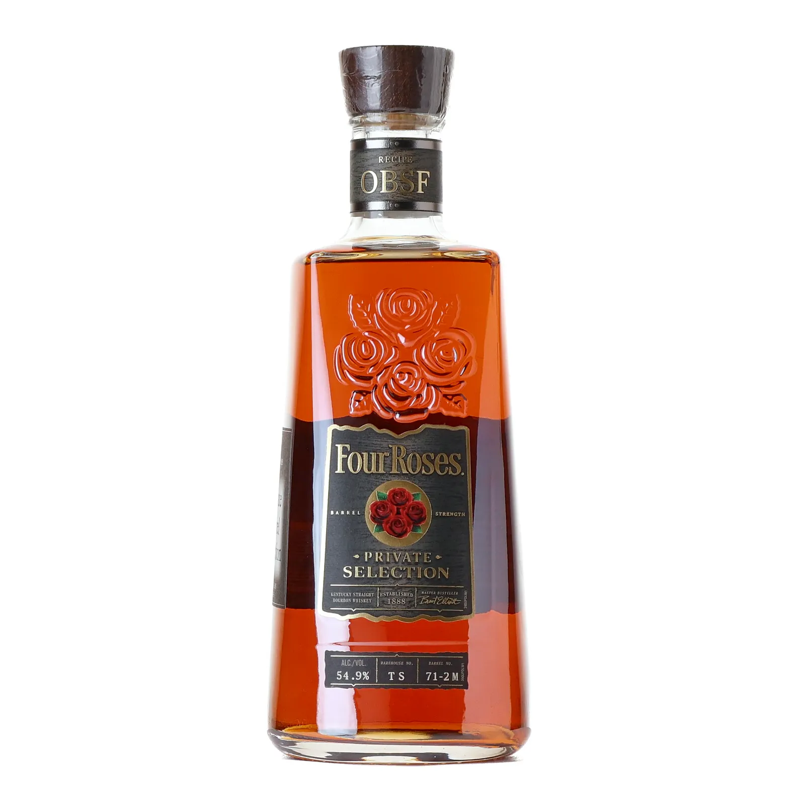 Four Roses Private Selection OBSF 10 Year Old, Cask #71-2 M, 54.9% whisky bottle