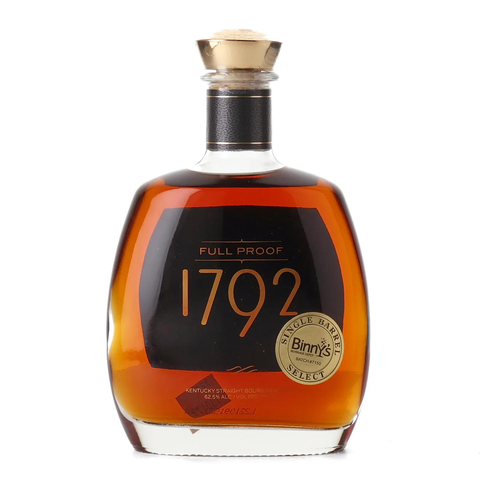 1792 Full Proof Binny's Private Barrel Selection, Batch No. 7150, 2022, 62.5% whisky bottle
