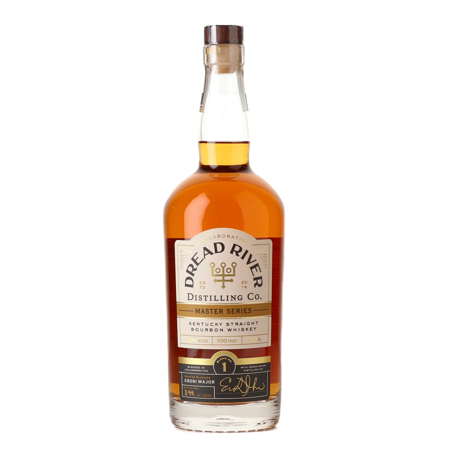 Dread River Master Series Blend No. 1, 50% whisky bottle
