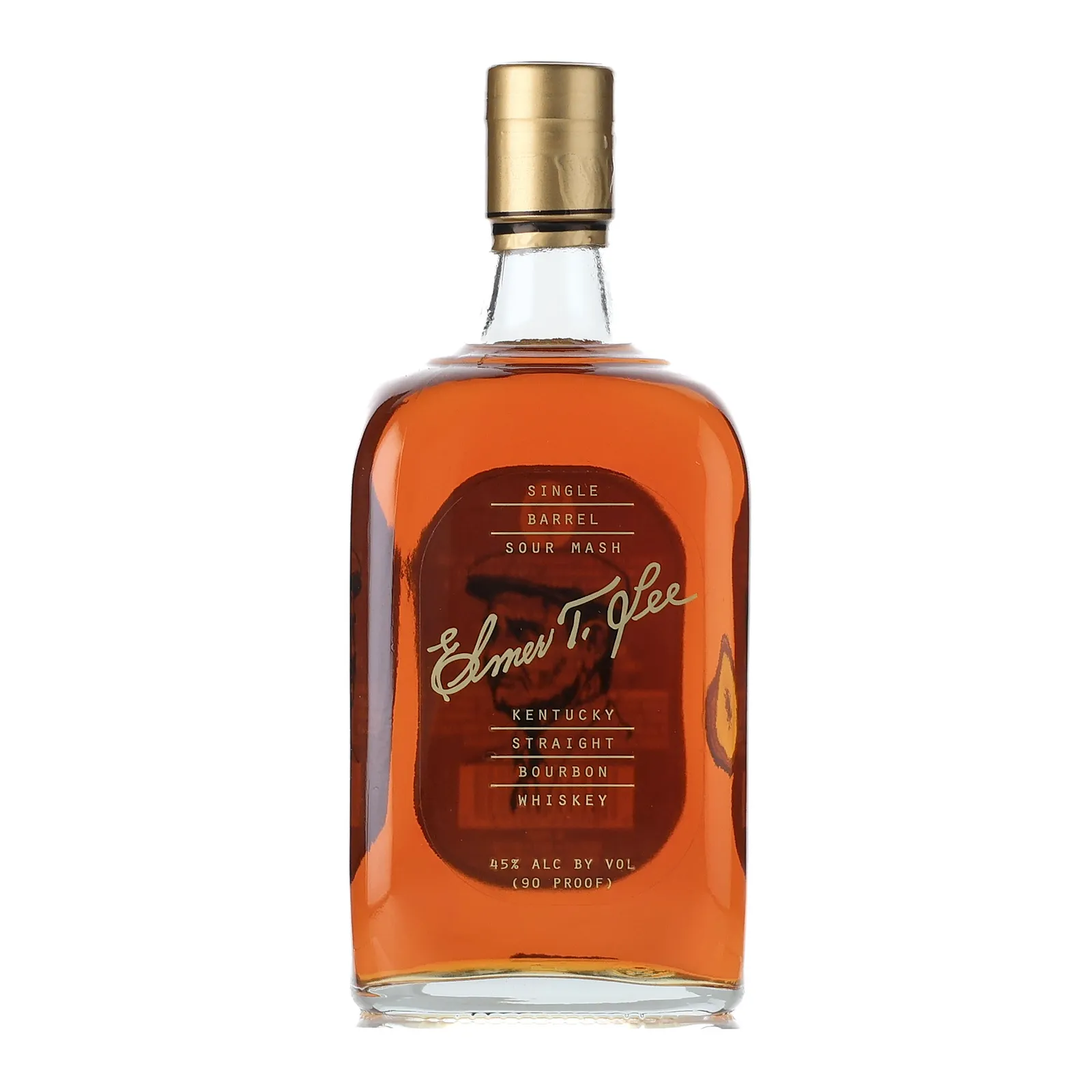 Elmer T. Lee Single Barrel Bourbon, New Charred Oak Cask, 2025, 45% whisky bottle