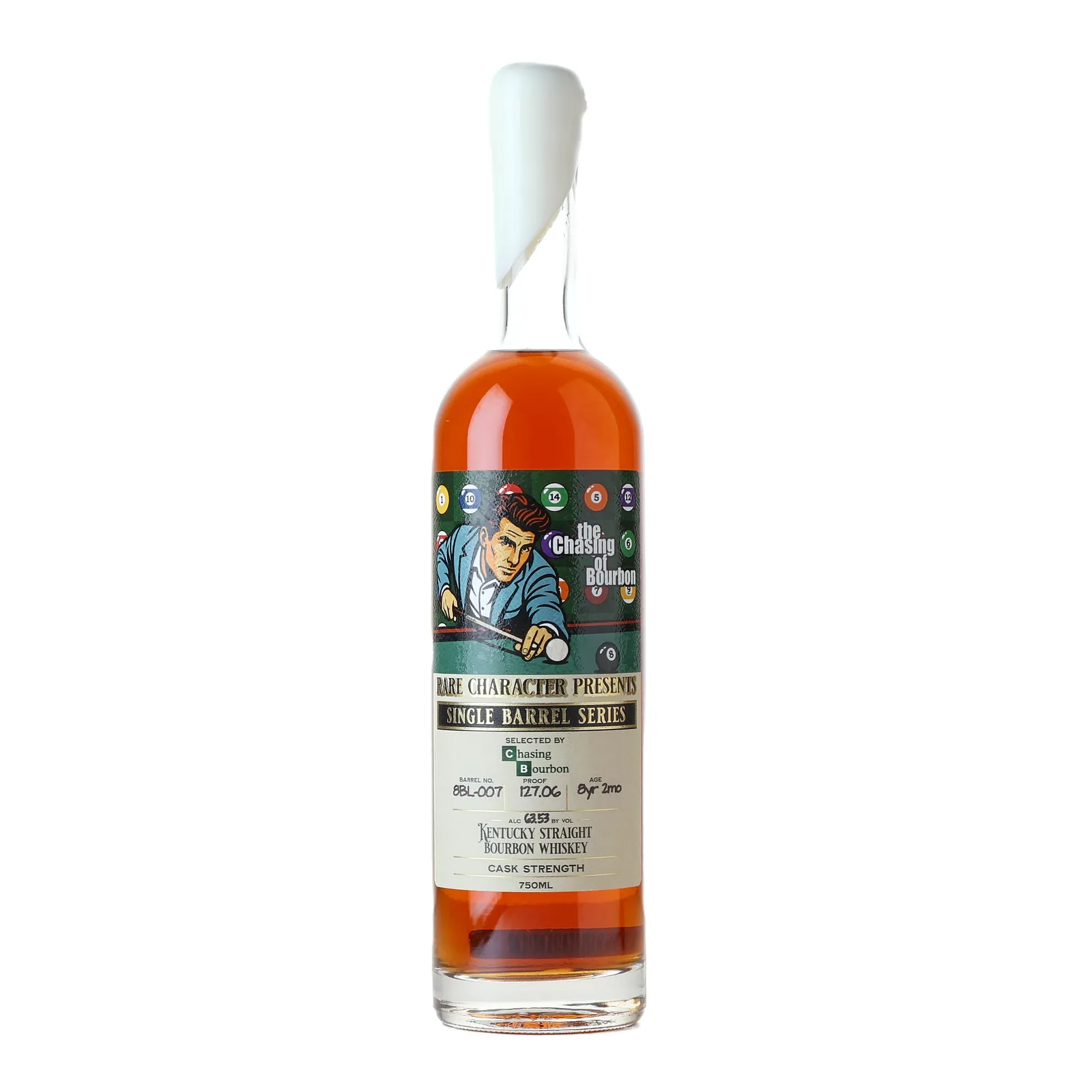 Rare Character The Chasing of Bourbon 8 Year Old, Cask #8BL-007, 2017, Chasing Bourbon, 63.5% whisky bottle