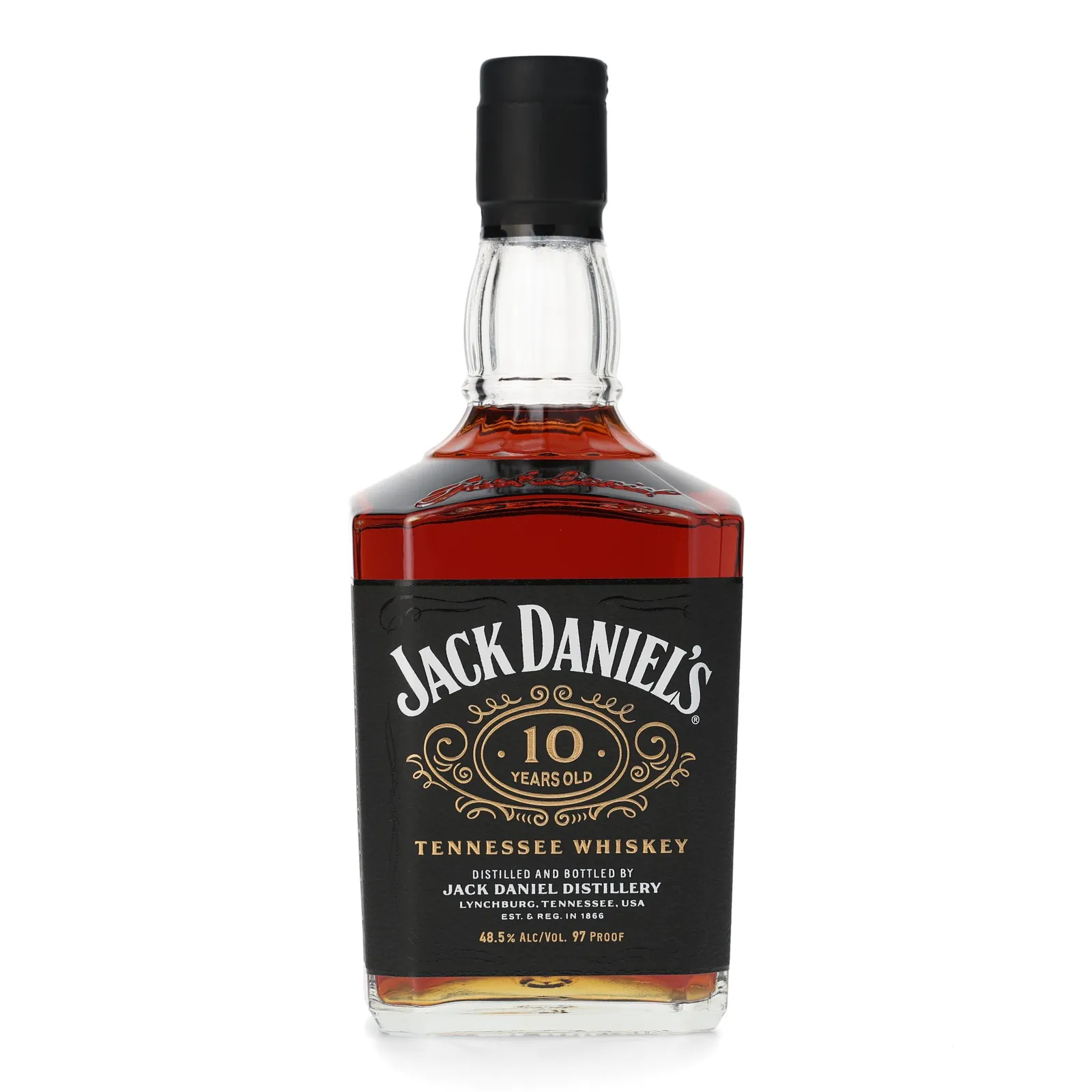Jack Daniel's 10 Year Old, New Charred Oak Cask, Batch No. 10-001, 2021, 48.5% whisky bottle