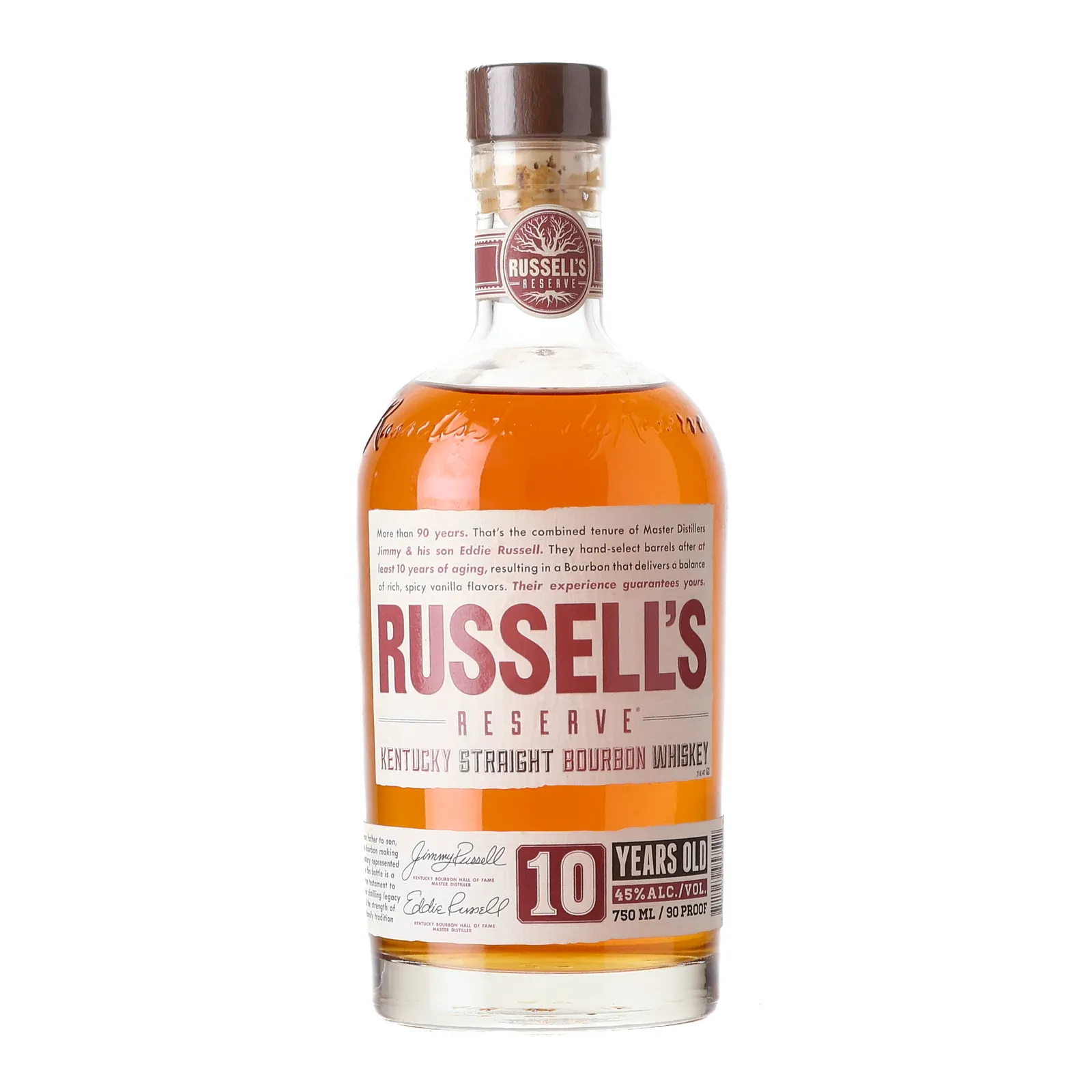 Russell's Reserve 10 Years Old, New Charred American Oak Cask, 2017, 45% whisky bottle