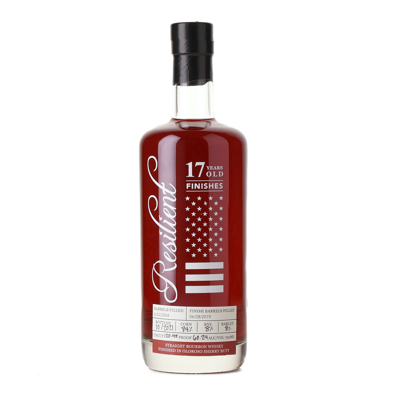 Resilient Finishes 17 Year Old, Sherry Cask, 2021, BC Merchants, 60.24% whisky bottle