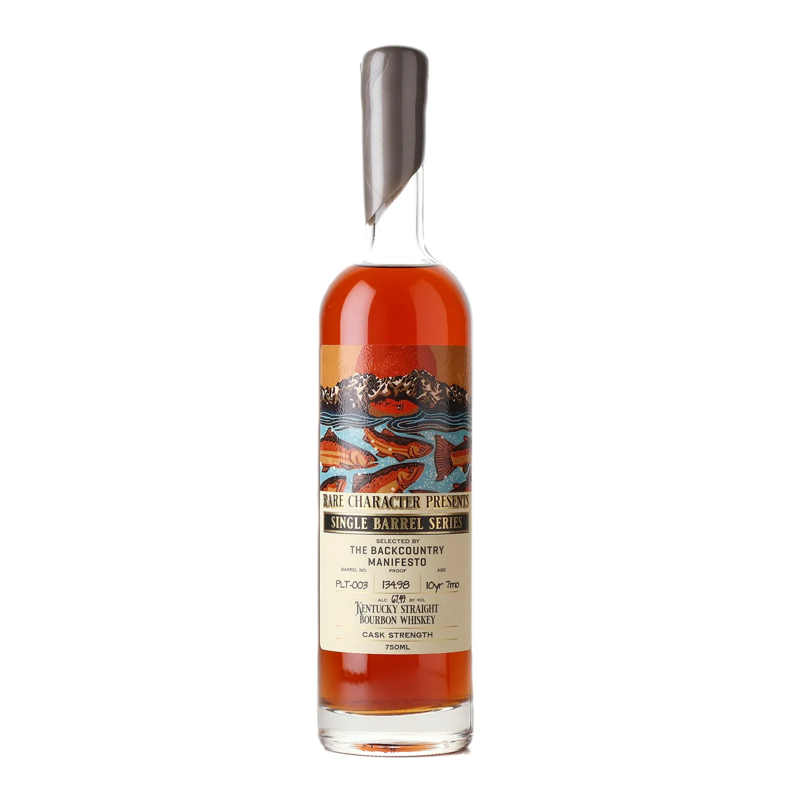 Rare Character Single Barrel Series The Backcountry Manifesto 10 Year Old, New Charred Oak Cask, Cask #PLT-003, 2014, Rare Character, 67.49% whisky bottle