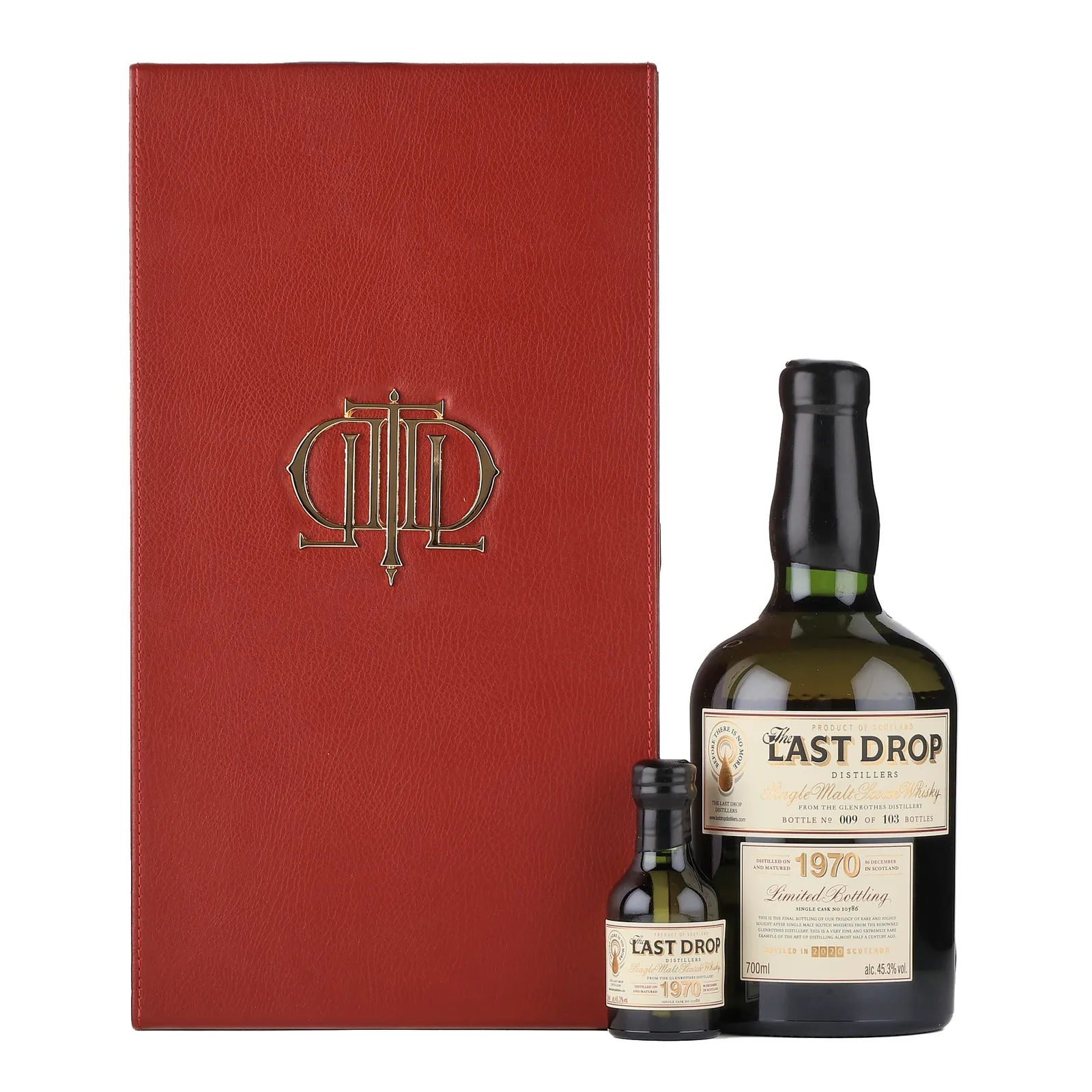 Glenrothes 18th Edition 50 Year Old, Barrel Cask, Cask #10586, 10588 & 10589, 1970, The Last Drop, 45.3% whisky bottle