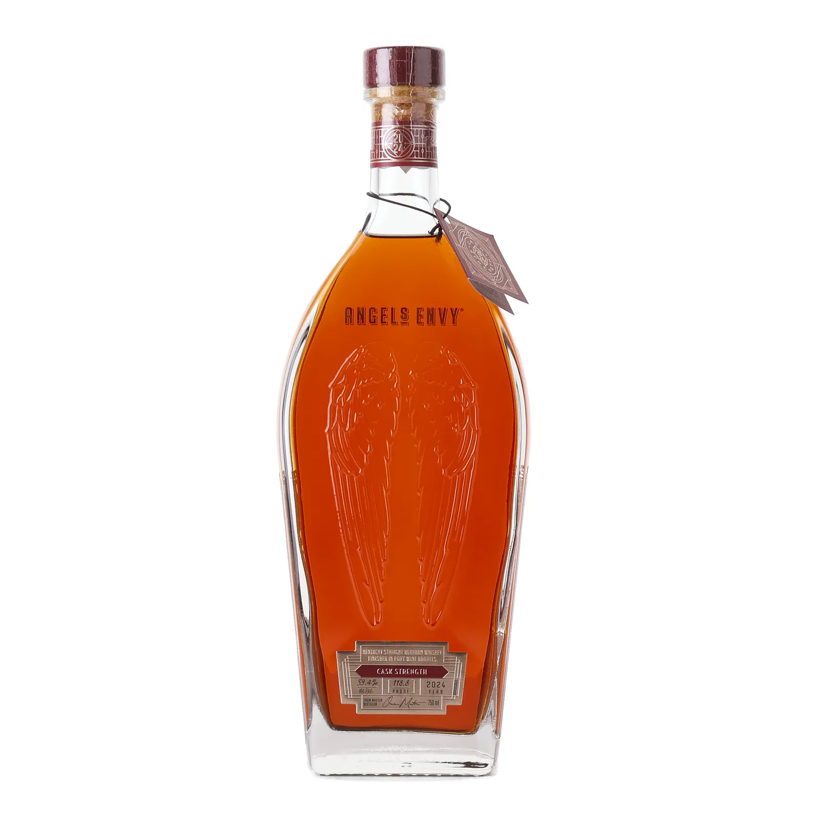 Angel's Envy Cask Strength Bourbon, Port Cask, Batch No. C13, 2024, 59.4% whisky bottle