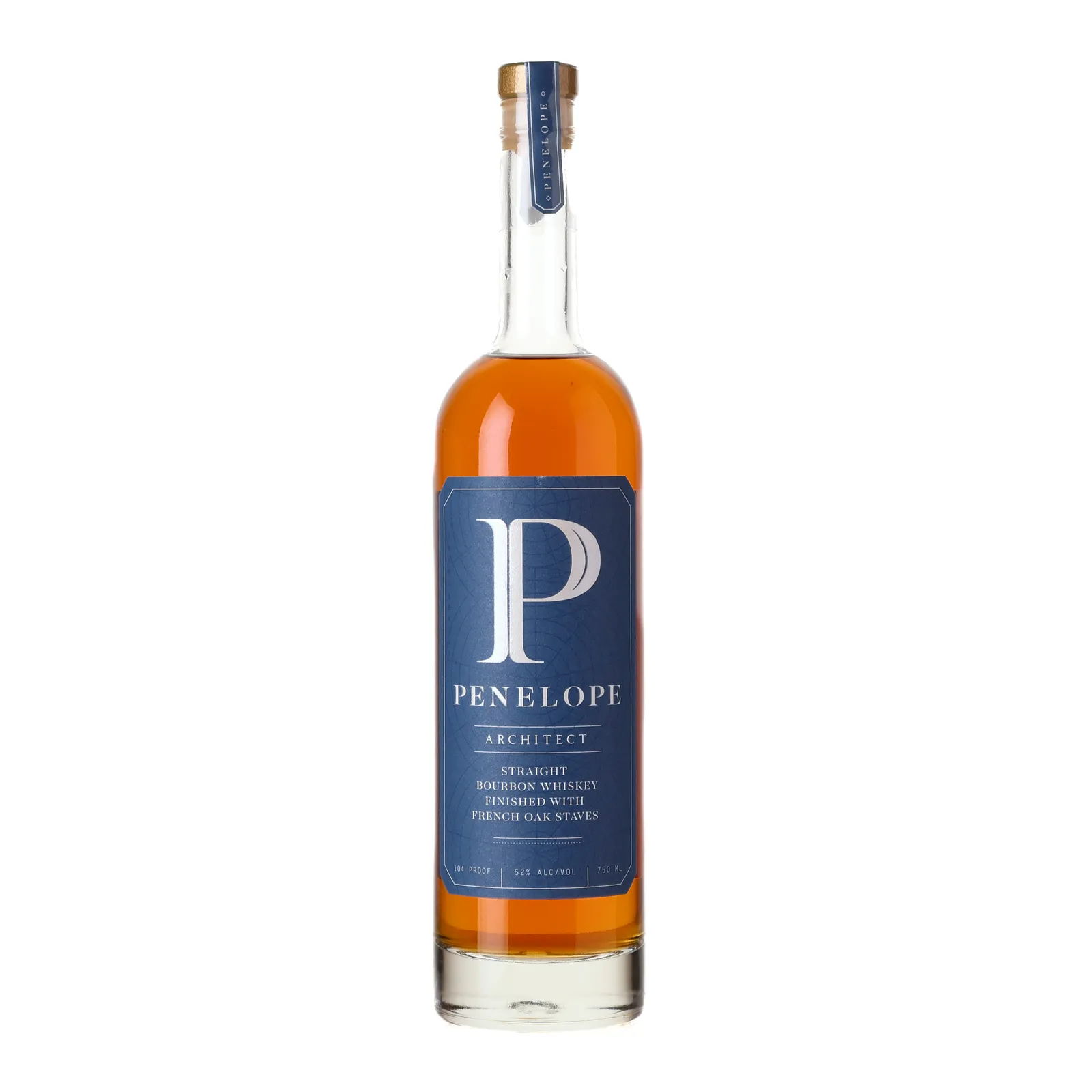 Penelope Architect 4 Year Old, French Oak Staves & New Charred Oak Cask, Build No. 11, 55% whisky bottle