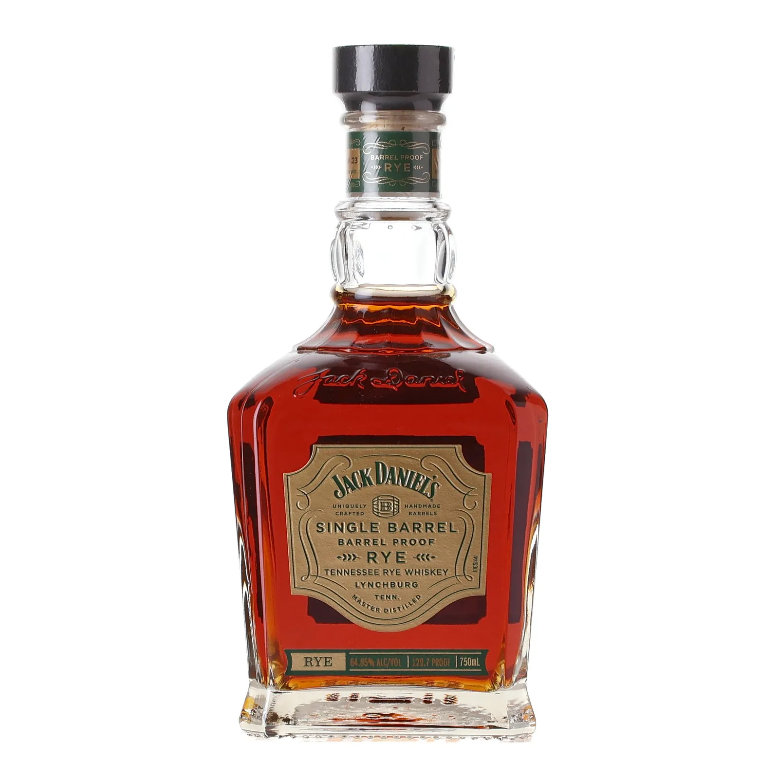 Jack Daniel's Single Barrel Barrel Proof Rye, Cask #23-08237, 2023, 64.8% whisky bottle