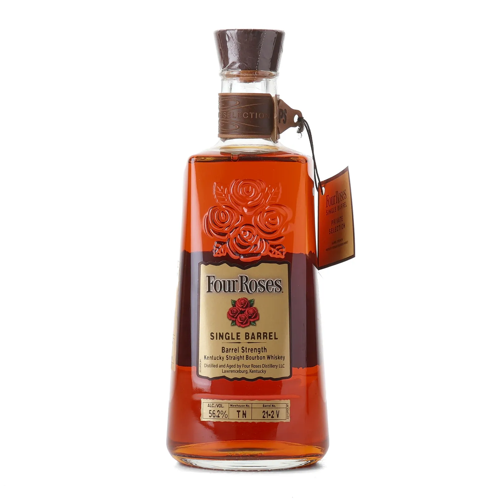 Four Roses Single Barrel Barrel Strength OESV 'Thunder Festival' Private Selection 10 Year Old, Oak Cask, Cask #21-2 V, 2023, 56.2% whisky bottle