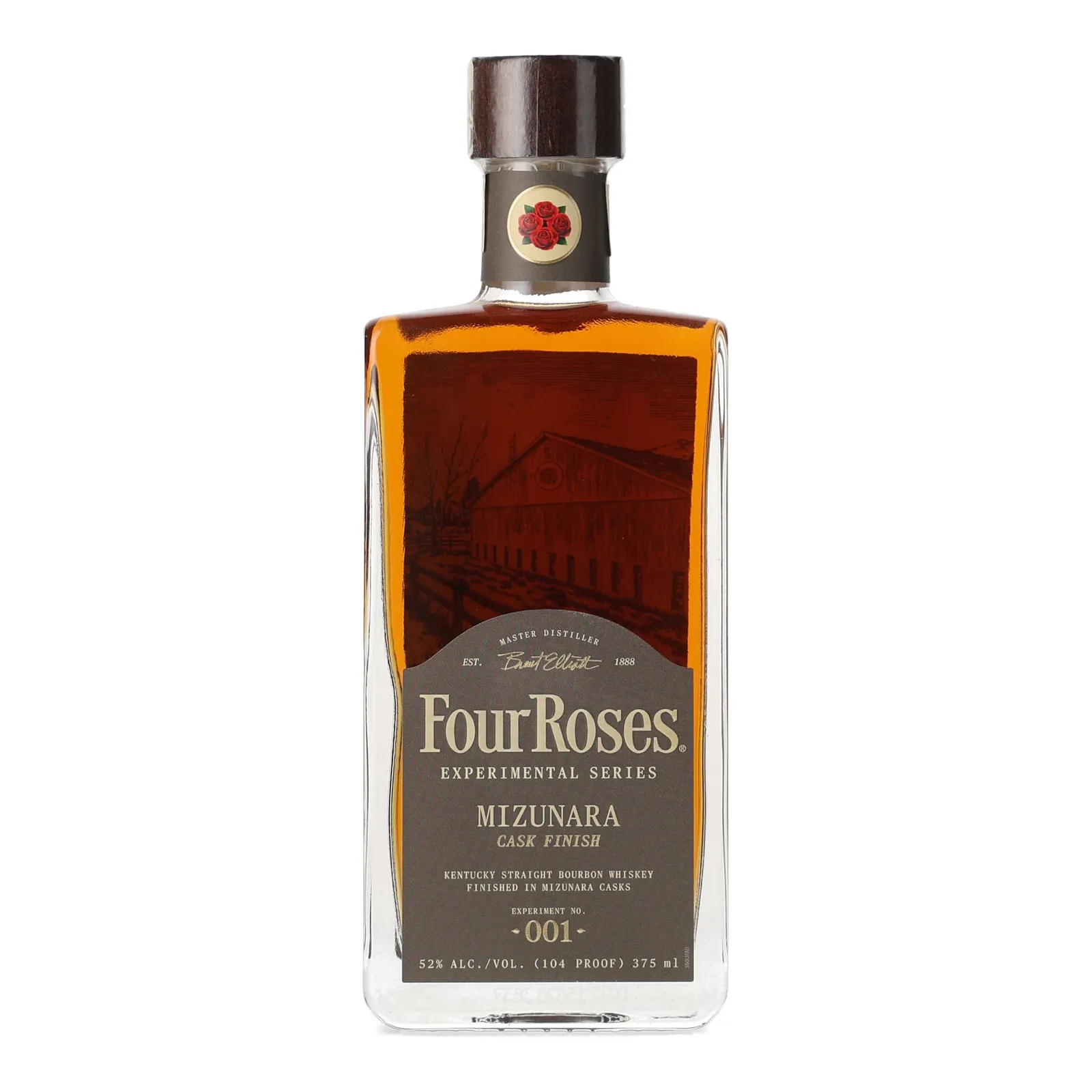 Four Roses Experimental Series No. 001 Mizunara Cask Finish 6 Year Old, Mizunara Cask, 2026, 52% whisky bottle