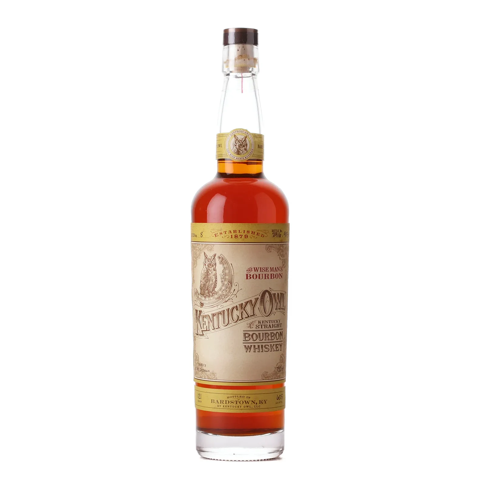 Kentucky Owl Bourbon, Batch No. 8, 2018, 60.5% whisky bottle