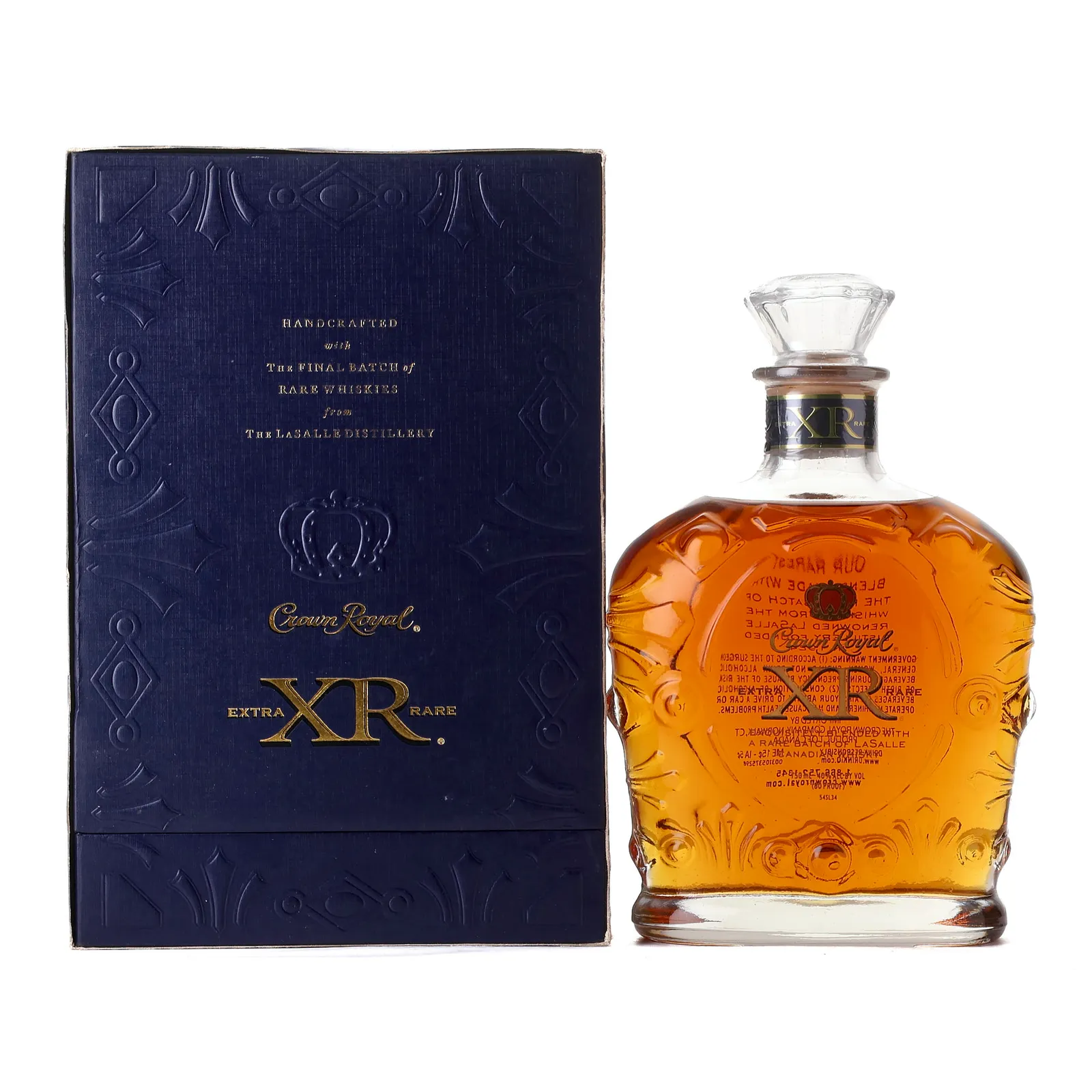 Crown Royal XR LaSalle Extra Rare, Official Bottling, 40% whisky bottle