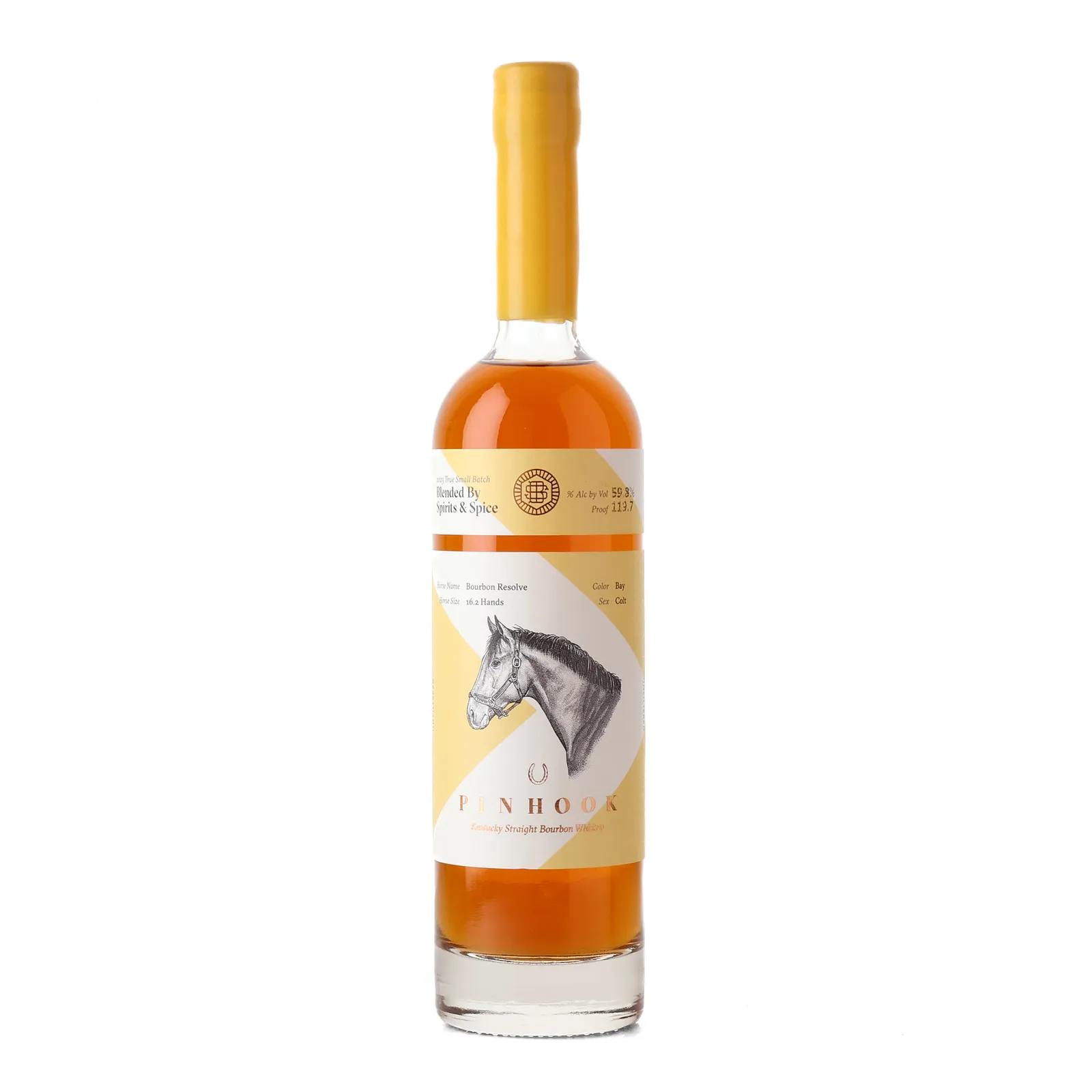 Pinhook Bourbon Resolve True Small Batch No. Spirits & Spice Private Barrel Selection 4 Year Old, 2023, 59.9% whisky bottle