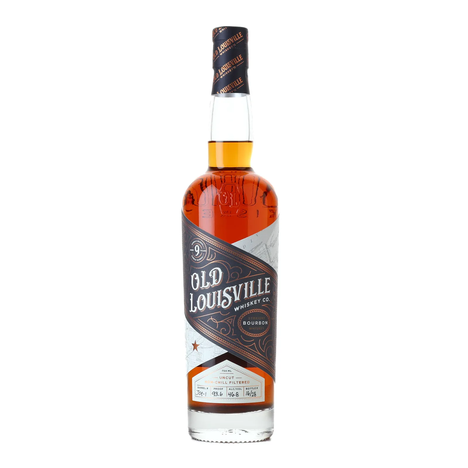 Old Louisville 9 Year Old, Joe-1, 46.8% whisky bottle