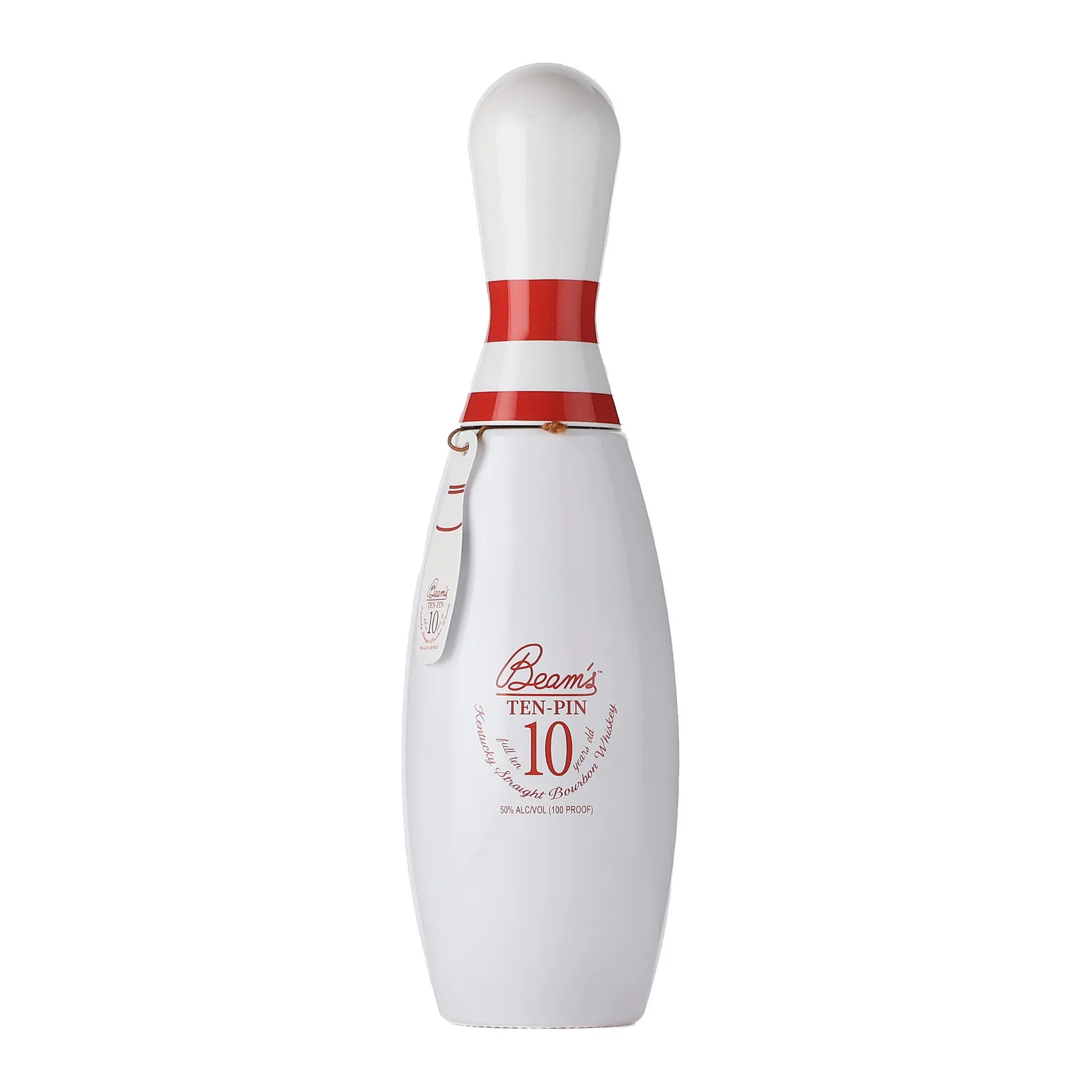 Beam's Ten-Pin 10 Year Old, New Charred American Oak Cask, 50% whisky bottle