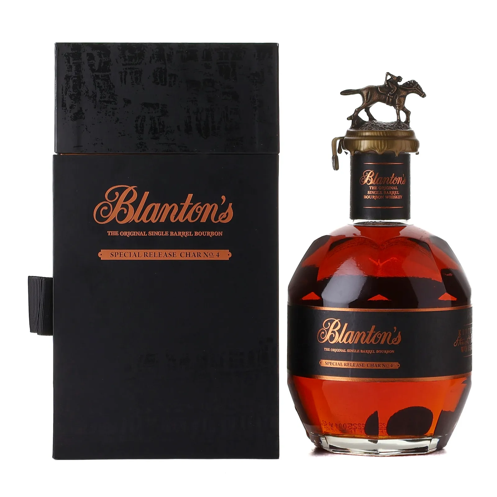 Blanton's Special Release Char No. 4 Bourbon, New Charred Oak Cask, Cask #672, Batch Letter S, 2022, 65.5% whisky bottle