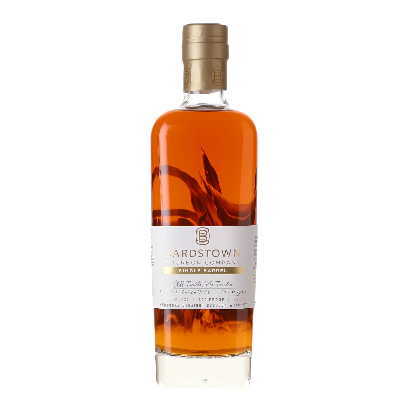 Bardstown Bourbon Company Single Barrel All Treats, No Tricks 6 Year Old, 2024, 60% whisky bottle