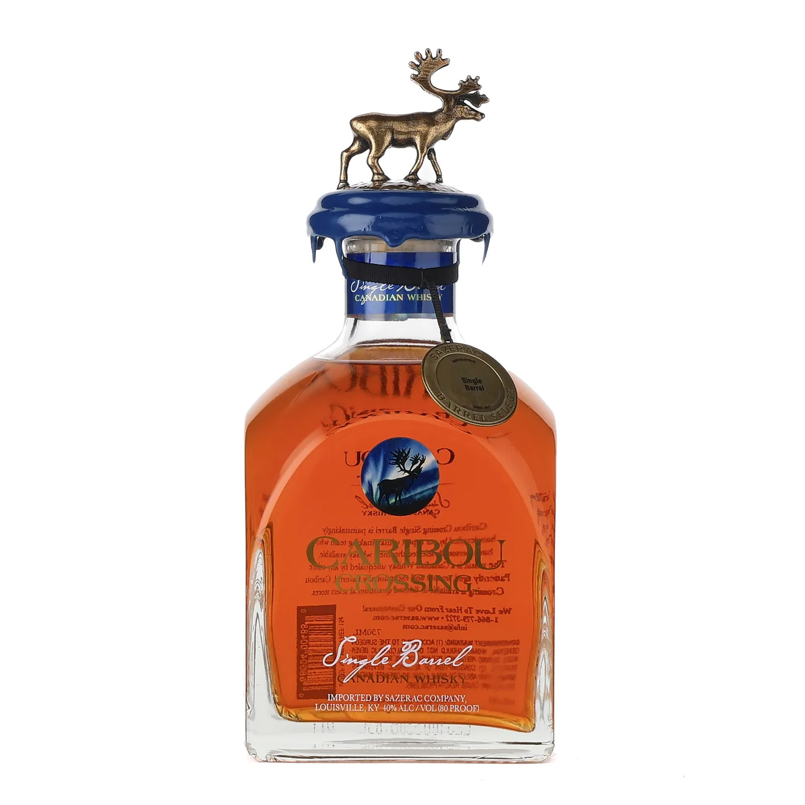 Caribou Crossing Single Barrel Private Barrel Selection, 2025, 40% whisky bottle