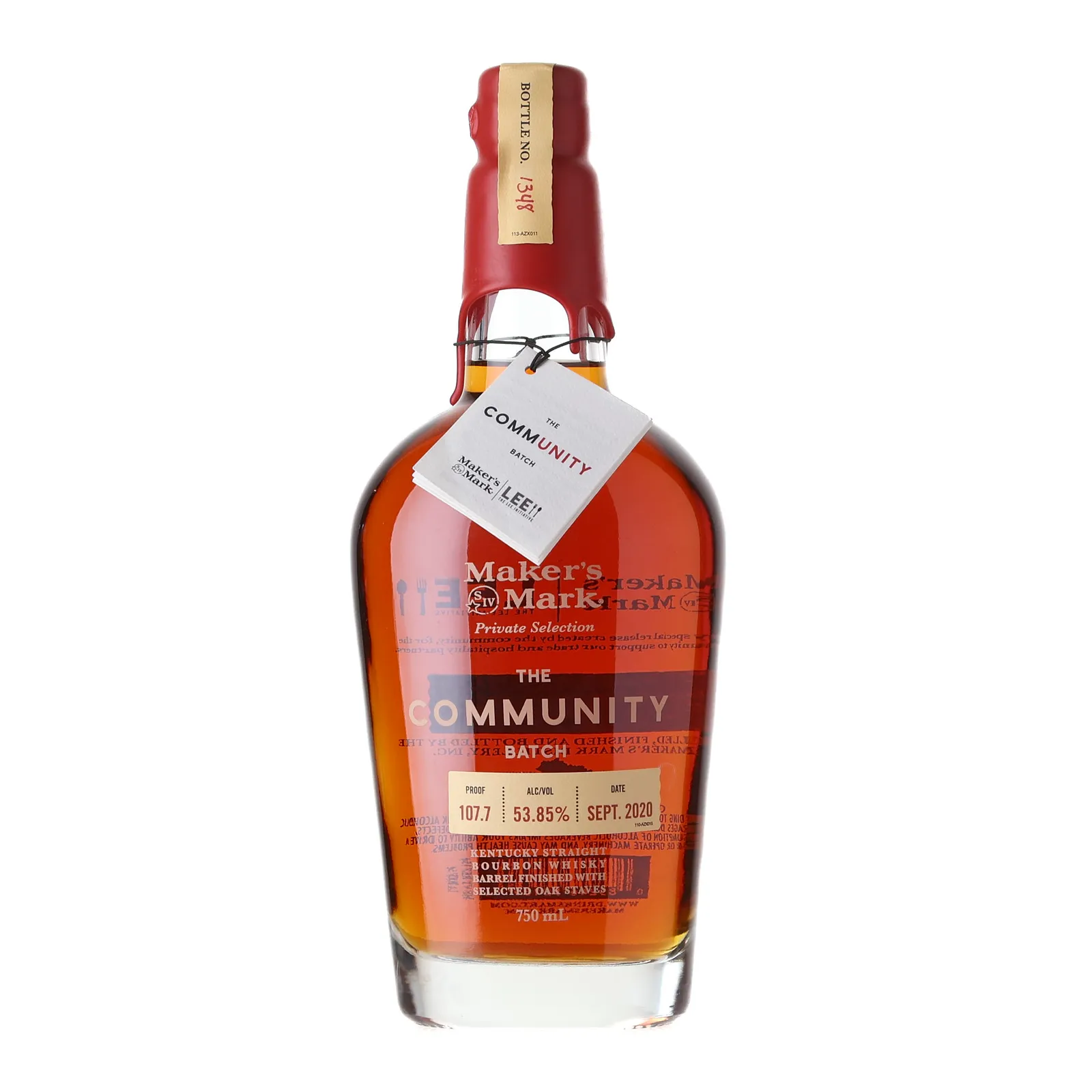 Maker's Mark The CommUNITY Batch No. Private Selection, 2020, 53.85% whisky bottle