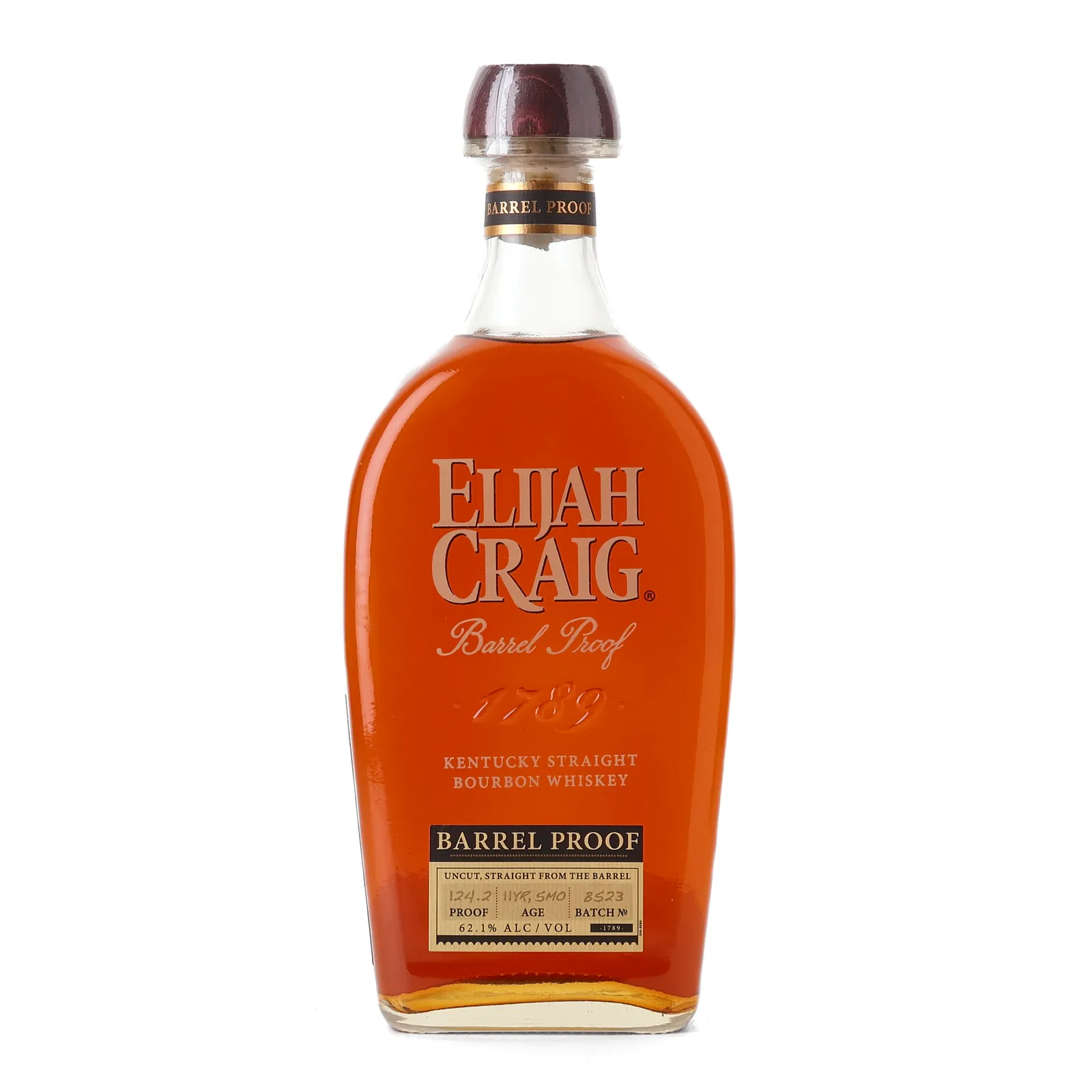 Elijah Craig Barrel Proof 11 Year Old, Batch No. B523, 2023, 62.1% whisky bottle