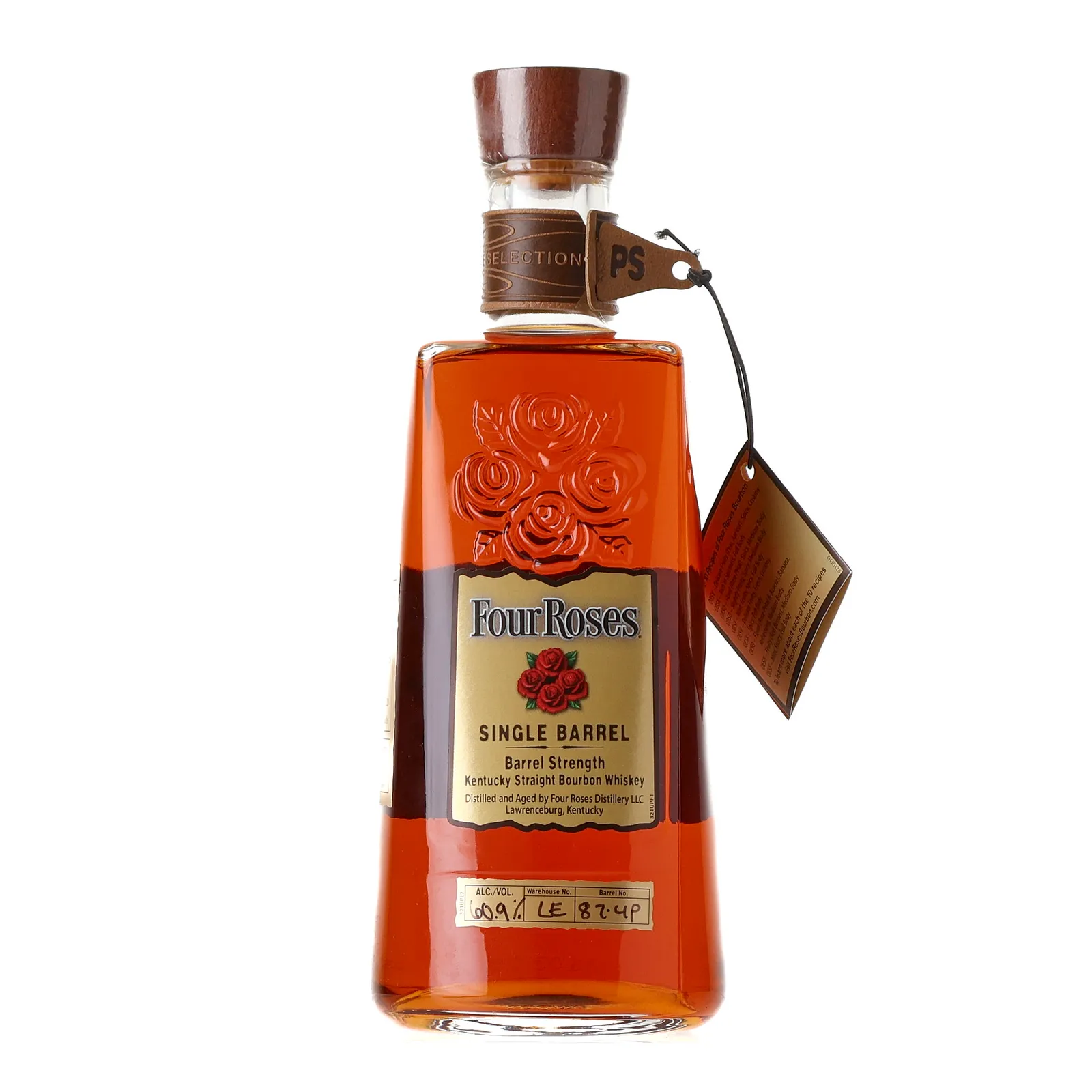 Four Roses Single Barrel Barrel Strength OESQ 'Cox's Spirit Shoppes & Evergreen Liquors' 9 Year Old, Bourbon Cask, Cask #87-4P, 2020, 60.9% whisky bottle