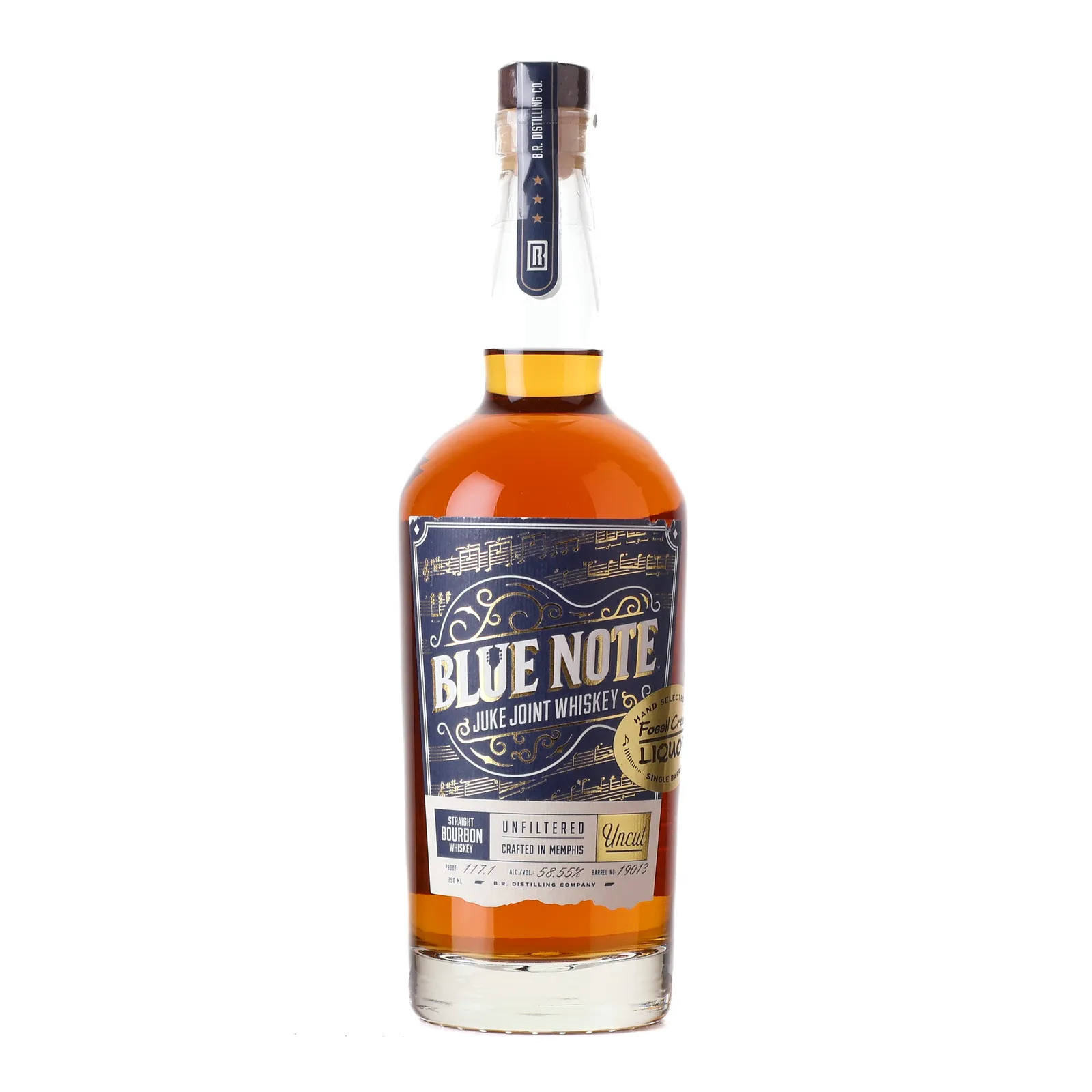 Blue Note Juke Joint Whiskey Bourbon Fossil Creek Private Barrel Selection, Bourbon Cask, Cask #19013, 58.5% whisky bottle