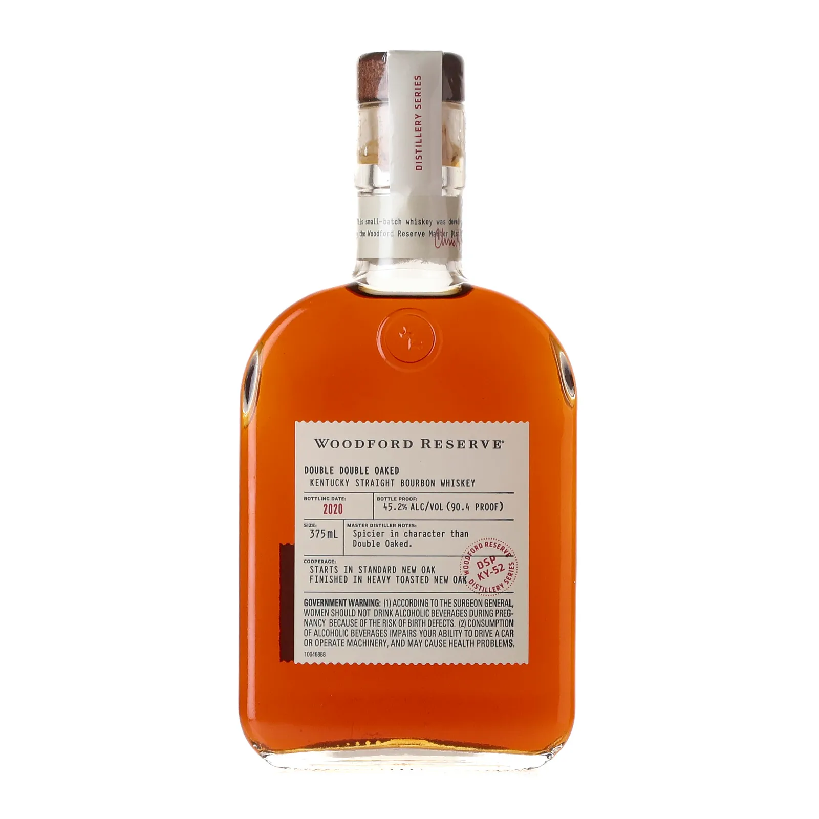 Woodford Reserve Double Double Oaked, New Oak Cask, 2021, 45.2% whisky bottle