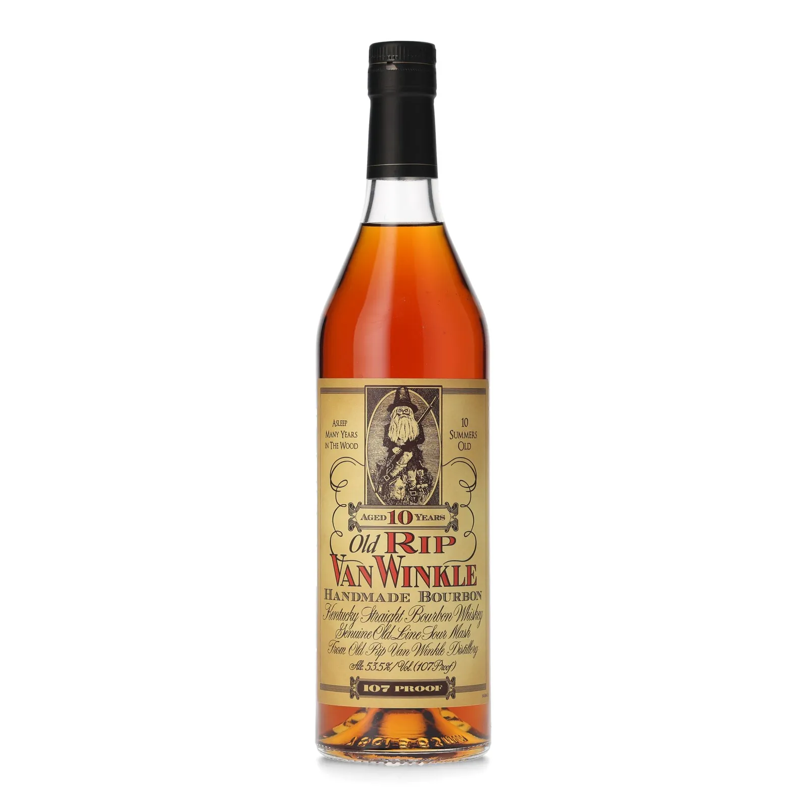 Old Rip Van Winkle 10 Year Old Straight Bourbon, 2016, 53.5% whisky bottle