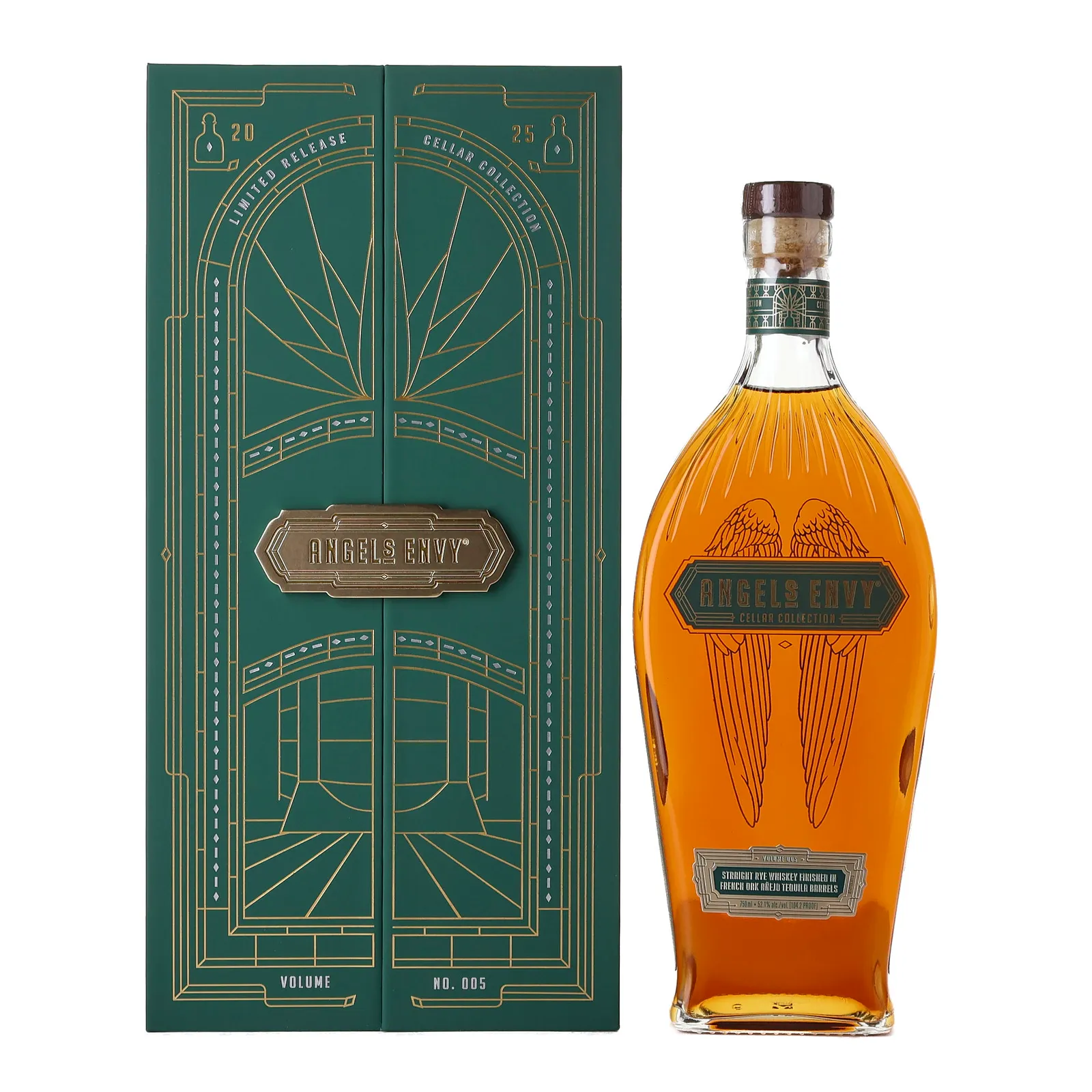 Angel's Envy Cellar Collection Vol. 5, French Oak Extra Añejo Tequila Cask, Volume No. 005, 2025, 52.1% whisky bottle