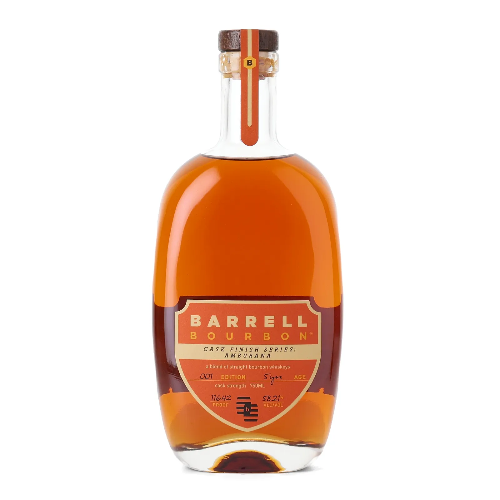 Barrel Bourbon Amburana Cask Finish 5 Year Old, American White Oak & Amburana Cask, 2023, 58.2% whisky bottle