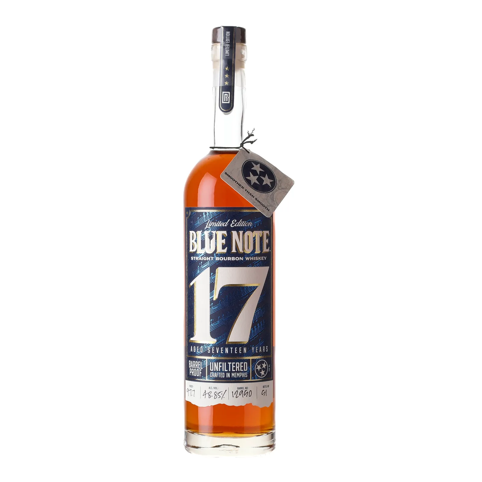 Blue Note 17 Year Old, Barrel Proof, Cask #12950, 48.9% whisky bottle