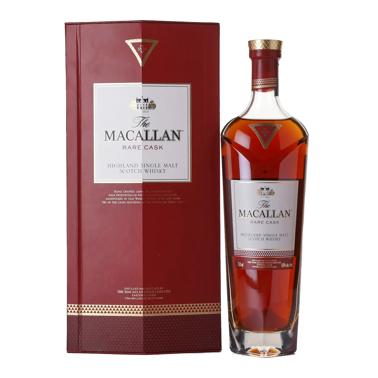 Macallan Rare Cask, Sherry Cask, 2014, 43% whisky bottle