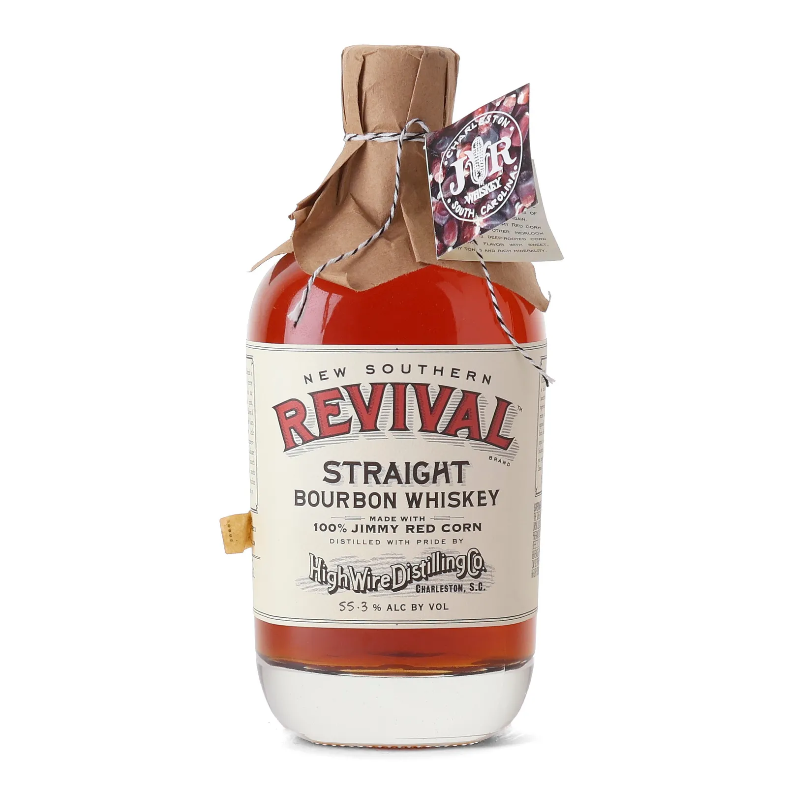 High Wire New Southern Revival Straight Bourbon Jimmy Red Corn Selected by Seelbach's, Batch No. 346, 55.3% whisky bottle