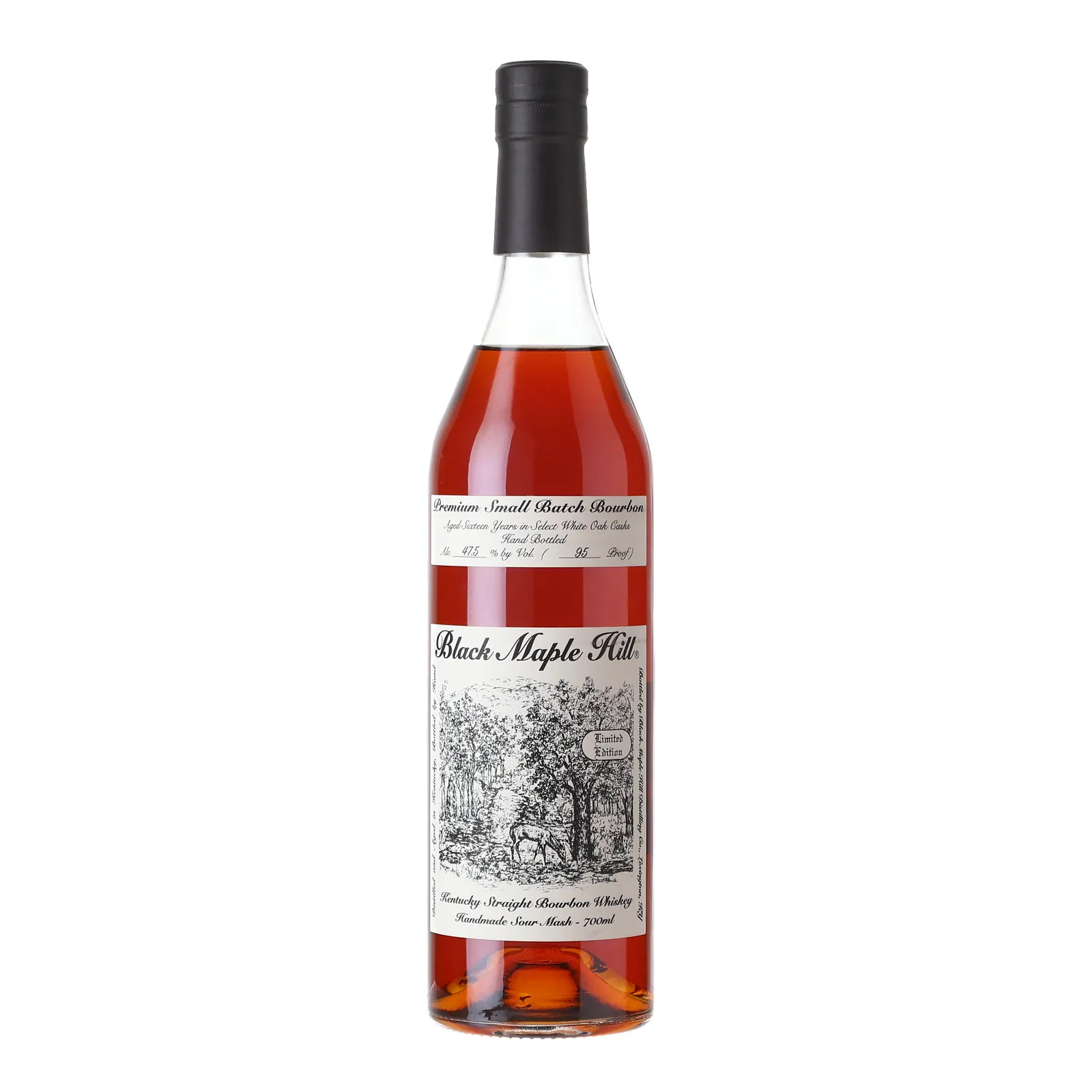Black Maple Hill Premium Small Batch No. 16 Year Old, New Charred White Oak Cask, 2026, 47.5% whisky bottle