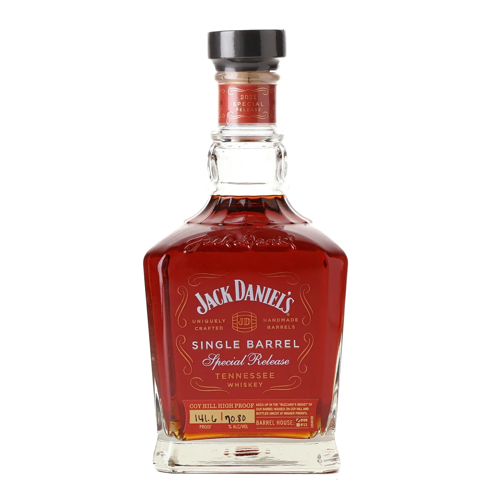 Jack Daniel's Coy Hill High Proof Single Barrel 9 Year Old, 2021, 70.8% whisky bottle