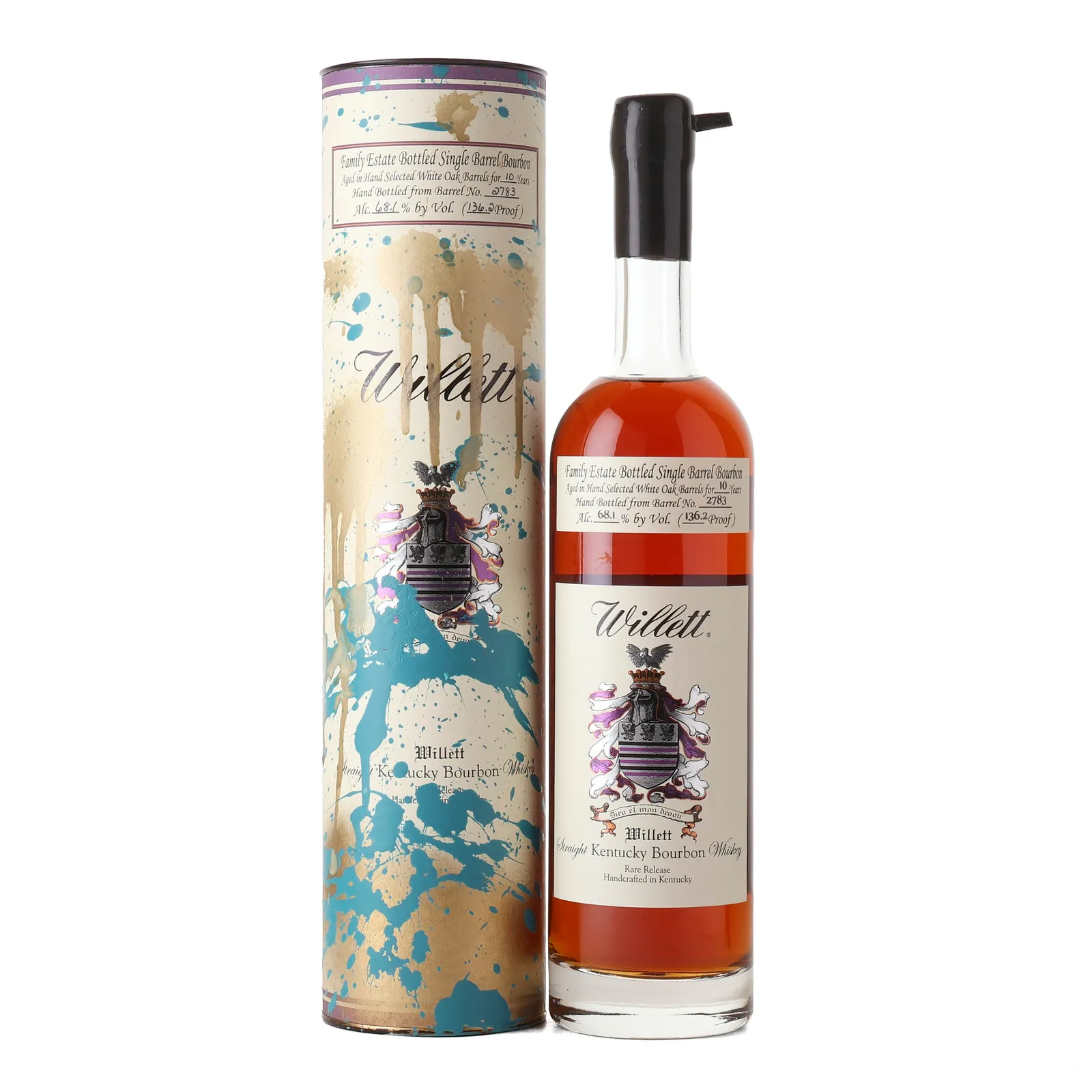 Willett Family Estate 'Scooby Snacks 3' 10 Year Old, Cask #2783, 68.1% whisky bottle