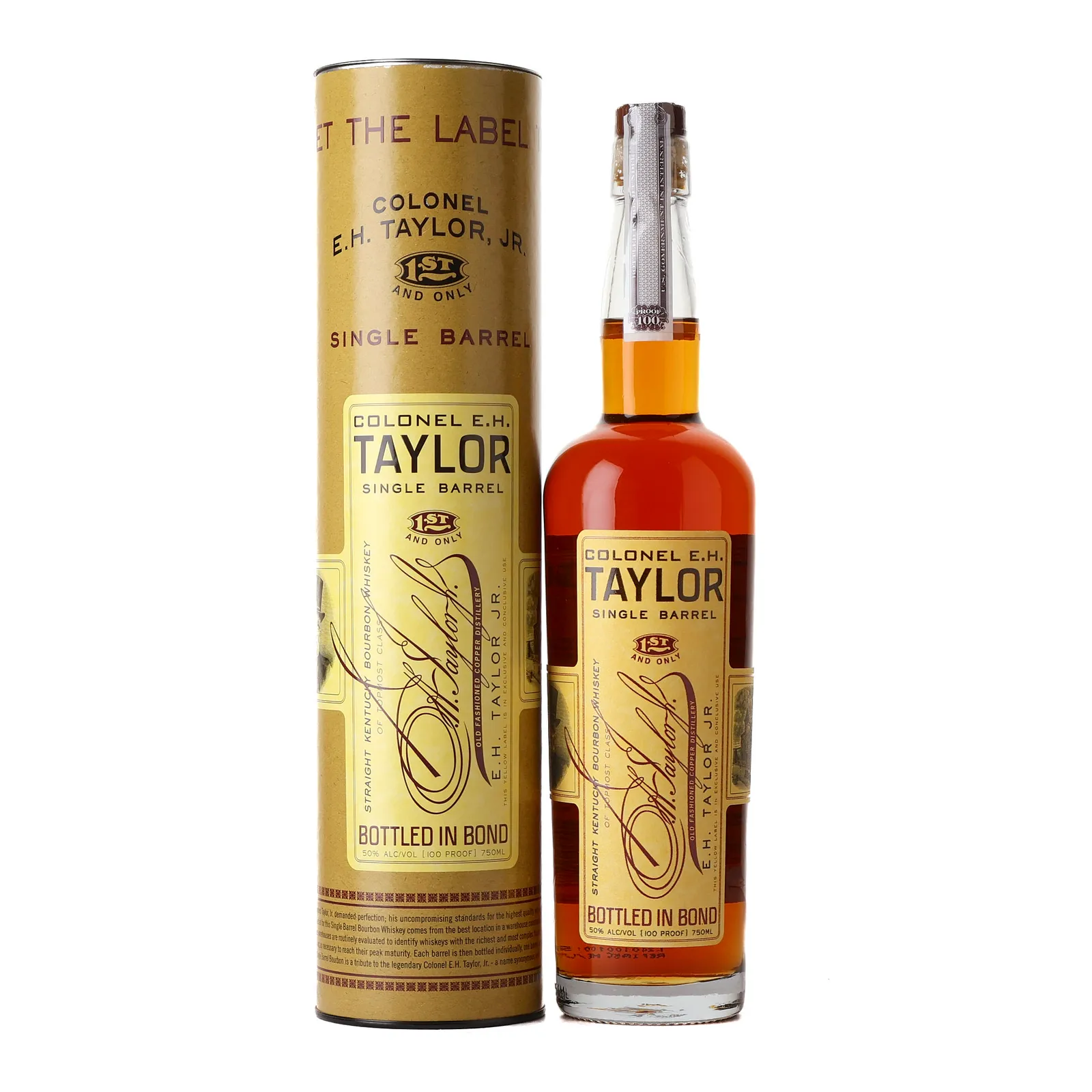 Colonel E.H. Taylor Jr. Single Barrel, 2024, 50% whisky bottle