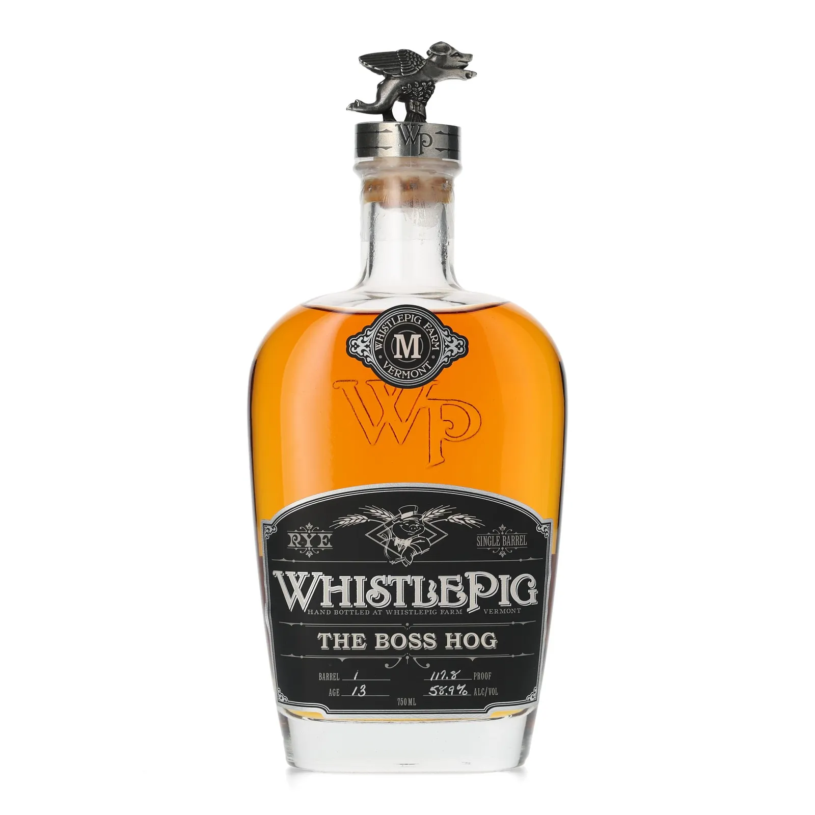 WhistlePig The Boss Hog II: The Spirit of Mortimer 13 Year Old, 58.9% whisky bottle